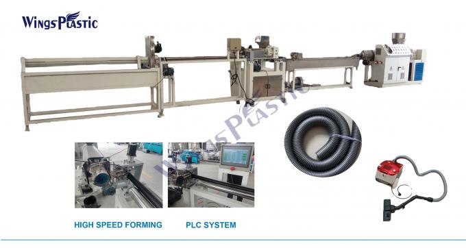 PLC Control EVA Spiral Vacuum Hose Manufacturing Machine cho ống bể bơi 1
