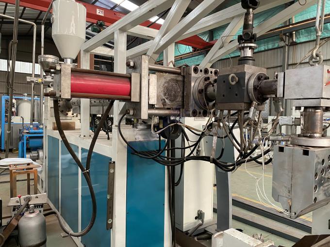 Máy làm tấm PET PS PC Máy ép tấm rèm mềm nhựa 1