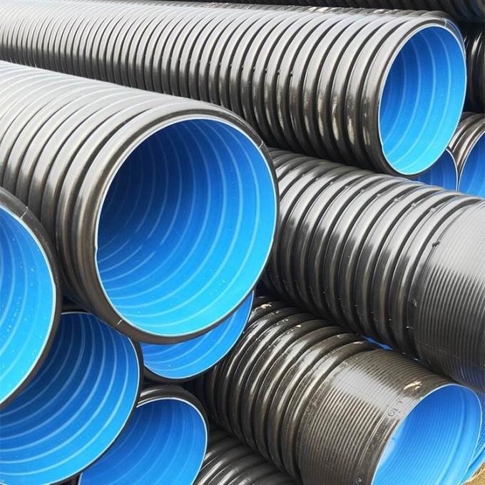 Tự động hdpe hai tường máy ống sóng DWC ống máy HDPE ống thoát nước máy 3