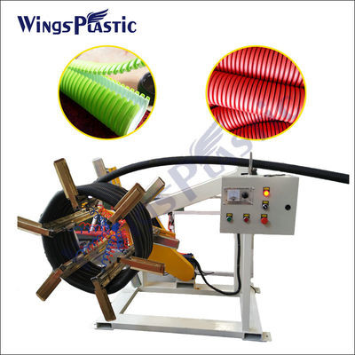 Máy sản xuất ống DWC tự động HDPE PVC Máy đẩy ống lốp hai tường