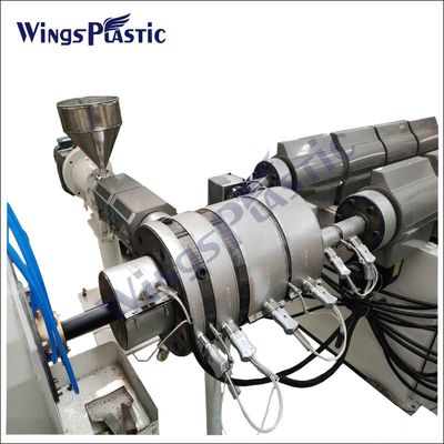 Máy đùn ống nhựa PPR PP Dây chuyền sản xuất ống nhựa PE 150-220kg/H
