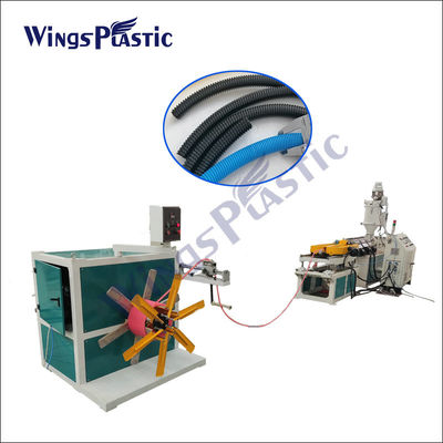 Máy đùn ống nhựa PVC 40kg / H Máy làm ống dây treo tường đơn PP PVC