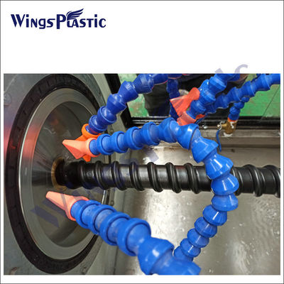 Máy sản xuất ống nhựa PVC LDPE Dây chuyền ép đùn ống PE xoắn ốc