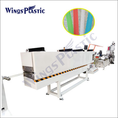 Dây chuyền sản xuất dây đeo nhựa PP Máy đùn dây đeo PP 150kg/H