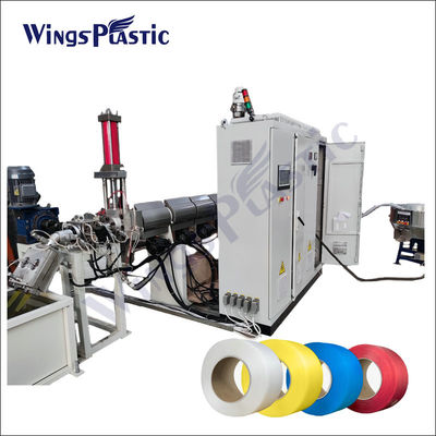 Dây chuyền sản xuất dây đeo PP 6-20mm Máy làm đai nhựa tự động Vít đơn