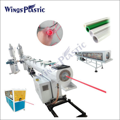 Điều khiển hệ thống PLC Ống PPR Máy sản xuất ống gia cố PP Máy làm ống PPR