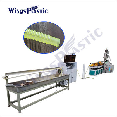 Máy làm dây chuyền ép đùn ống sóng PE PP PVC hoàn toàn tự động