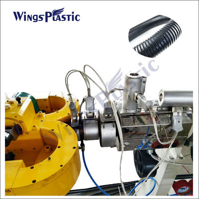Hoàn toàn tự động Nhựa PE PP PVC Máy đùn ống đơn tường