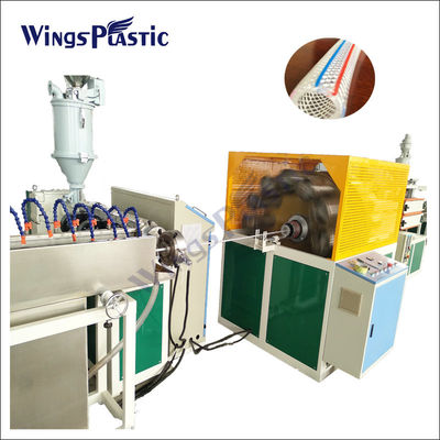 Máy sản xuất ống gia cố ống nhựa PVC áp suất cao tự động Máy ép đùn ống bện nhựa PVC