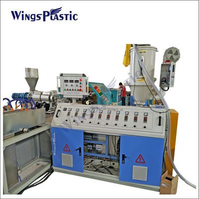 Sợi Polyester áp suất cao Sợi gia cố PVC đặt máy làm ống phẳng cho tưới tiêu nông nghiệp