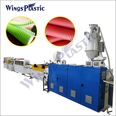 Máy sản xuất ống DWC tự động HDPE PVC Máy đẩy ống lốp hai tường