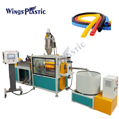 Máy đùn ống bảo vệ xoắn ốc PE với hệ thống điều khiển PLC