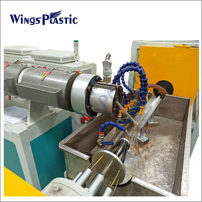 Máy đùn ống ống bảo vệ xoắn ốc PE PP PA với máy đùn trục vít đơn