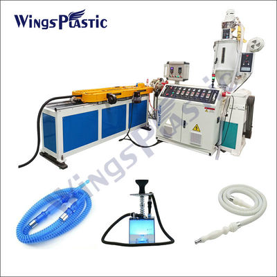10-15m / phút PE Ống tôn tường đơn Shisha Vòi Máy làm ống hookah