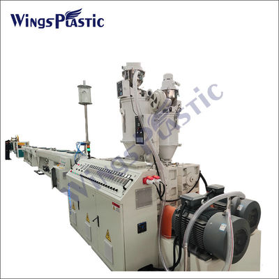 Wings nhựa 40-110MM PE PP PERT máy ép ống cho sản xuất hiệu quả