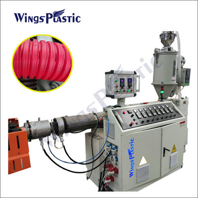 Đường dây sản xuất đường ống điện PE có dây chuyền lồi lội với sản lượng cao