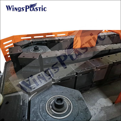 17m * 2M * 2.8m PE dây chuyền sản xuất đường ống lồi với hệ thống điều khiển PLC