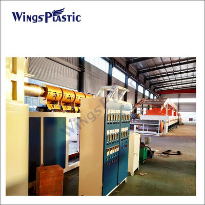 420kw động cơ chính sức mạnh PVC bột PVC cuộn vòng Mat Extruder máy