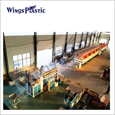 420kw động cơ chính sức mạnh PVC bột PVC cuộn vòng Mat Extruder máy