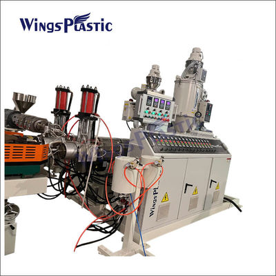 Đường dây sản xuất ống sợi lốp HDPE tốc độ cao Máy sản xuất ống DWC