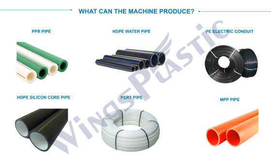 Máy ép ống HDPE PPR PE PERT Thiết bị sản xuất ống