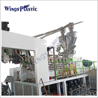 Đơn vị hóa PET PS Bảng Extrusion Line PLC Kiểm soát nhựa Transparent Bảng Làm Máy