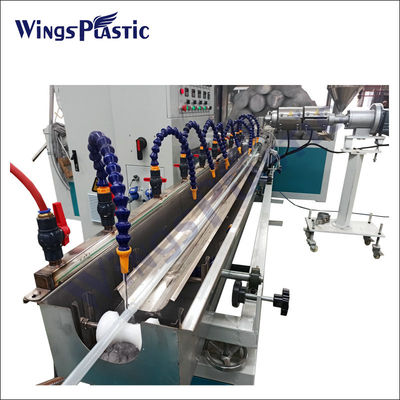 PVC sợi tăng cường ống mềm Extrusion Line PVC sợi củng cố ống máy làm