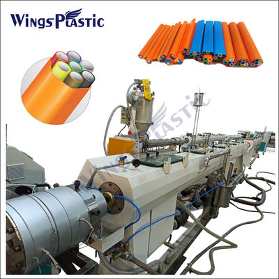 PE Microduct bảo vệ cáp quang vỏ ống xát ra làm máy dây chuyền một vít