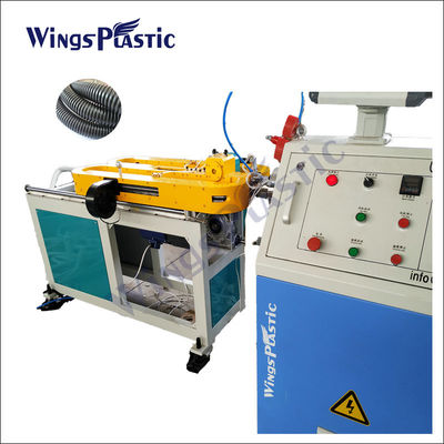 Tốc độ cao nhựa PP PE PVC một bức tường đường ống lồi nén sản xuất máy