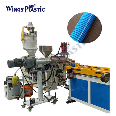 Máy sản xuất ống dẫn dây chuyền xoắn ốc bằng nhựa Pvc đơn tường Pp Pe xoắn ốc