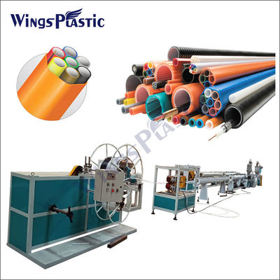 Micro Duct PE Silicon Core Pipe Cáp viễn thông Microoduct Production Line Truyền thông Cable Cable Making Machine