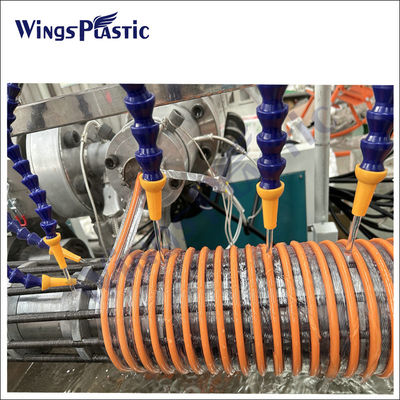 Dòng máy ép nhựa cho ống hút PVC xoắn ốc / Dòng sản xuất ống hút PVC xoắn ốc