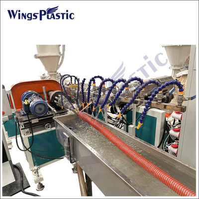Đường dây máy ép ống hút xoắn ốc PVC cho sản xuất ống xoắn ốc PVC tăng cường