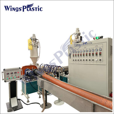 Máy xát nhựa cho PVC xoắn ốc ống hút ống ống nhà máy sản xuất quy trình máy