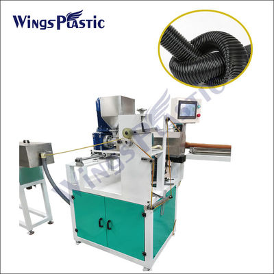 Máy đùn ống sóng nhựa EVA Dây chuyền sản xuất ống sóng bể bơi LLDPE
